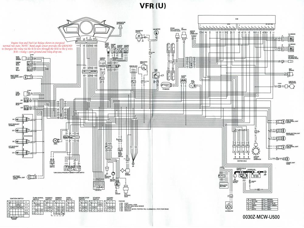 Wiring diagram - with HISS - Sixth Generation VFR's - VFRDiscussion