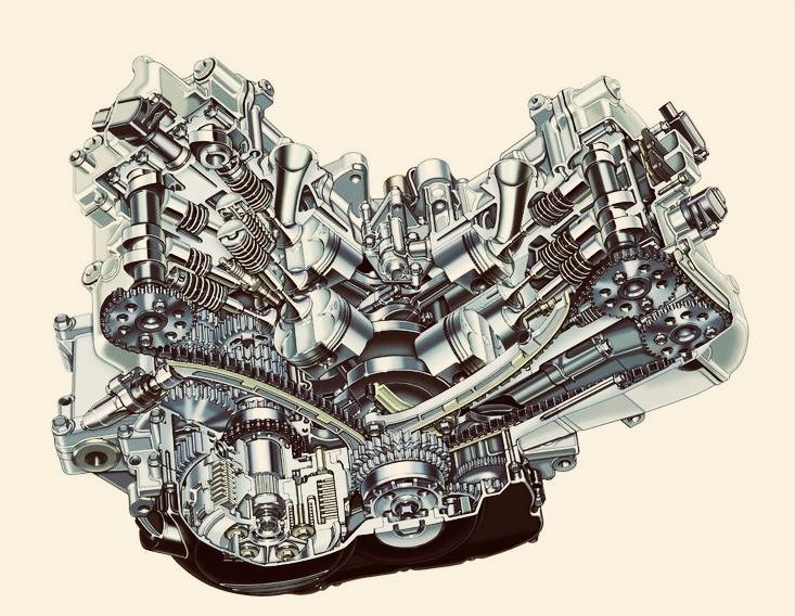 6th Gen Cutaway Engine