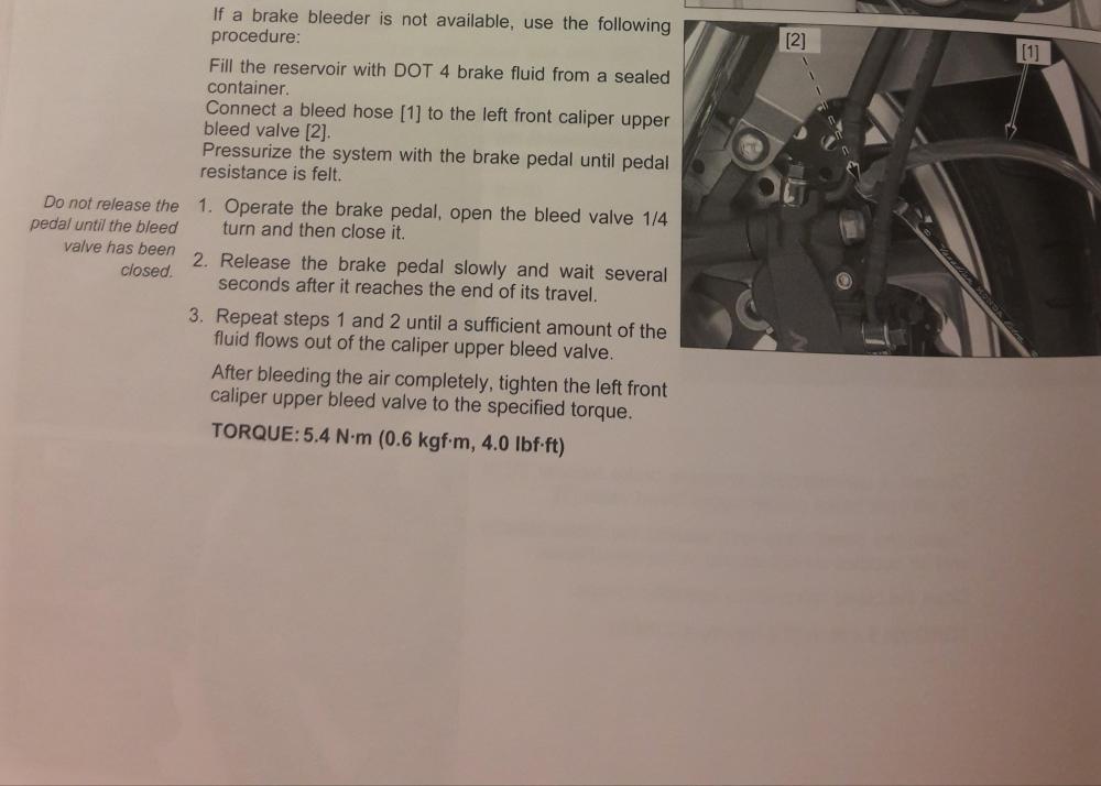 Abs brake flush and air bleed Seventh Generation VFR's VFRDiscussion