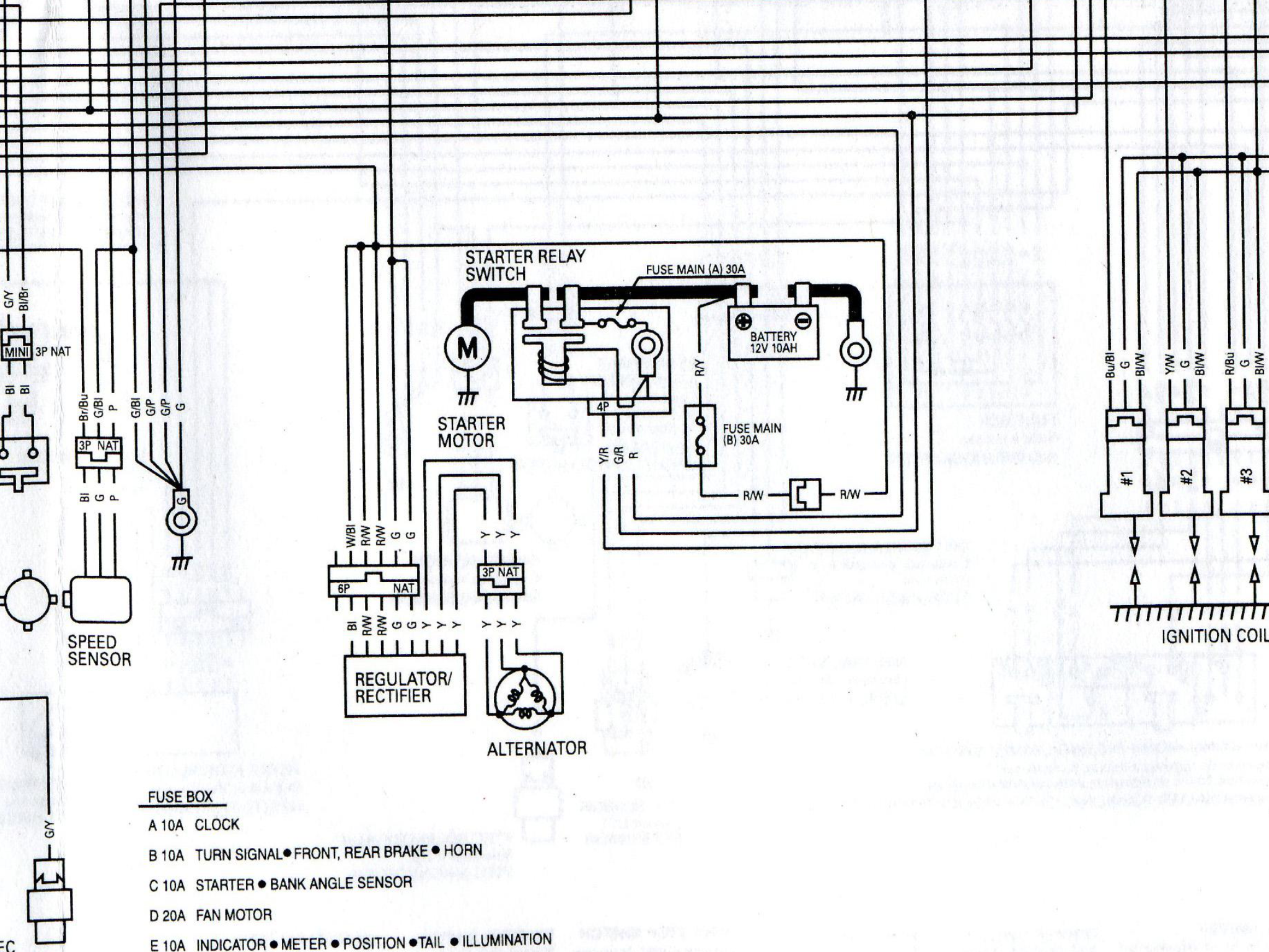 Motorcycle won’t start – fuel pump not getting enough voltage. - Sixth