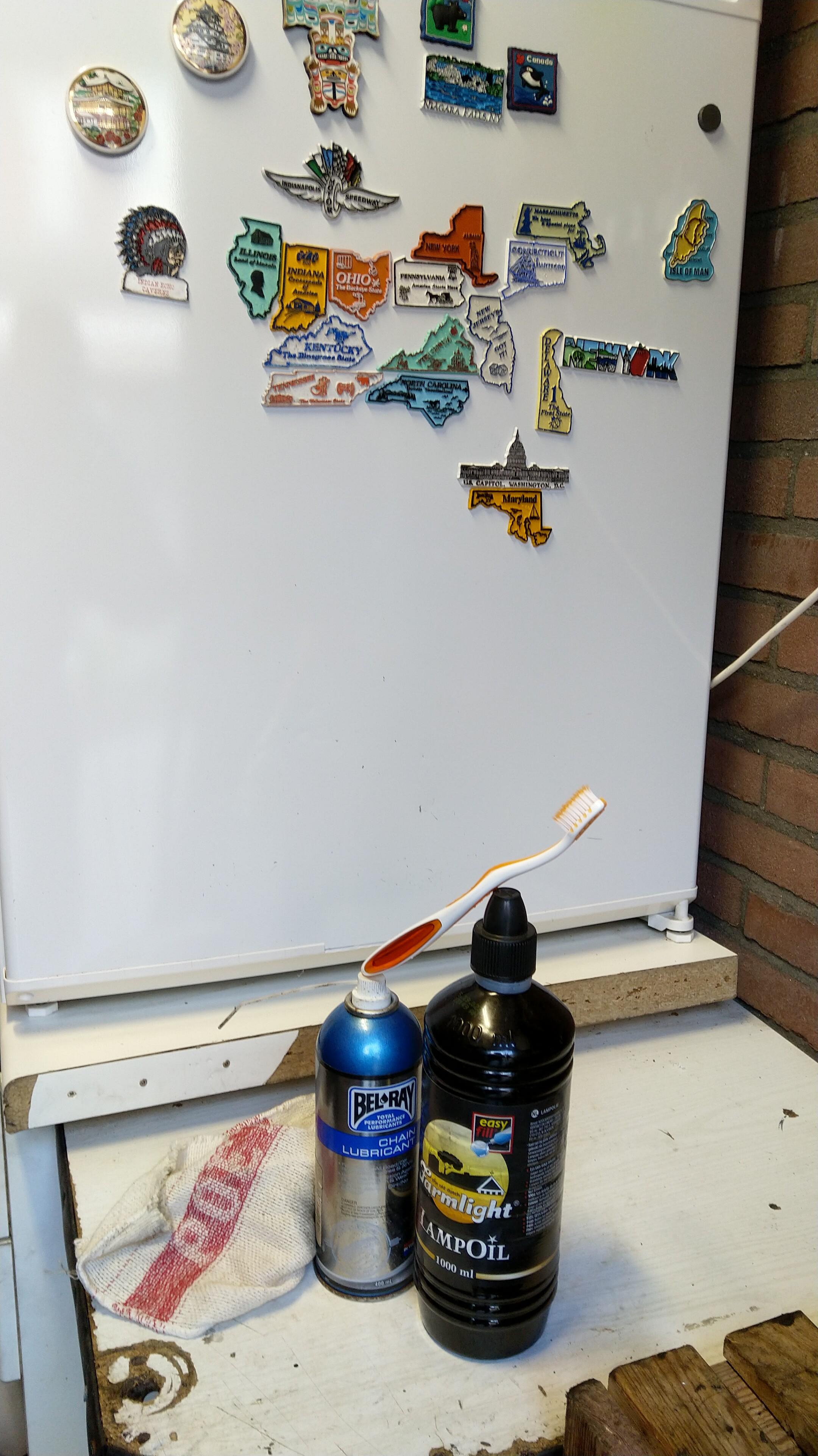 Using Kerosene to clean chain Sixth Generation VFR's VFRDiscussion