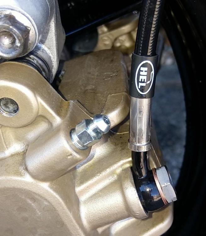 Have you ever had a clogged brake lines? Fifth Generation VFR's