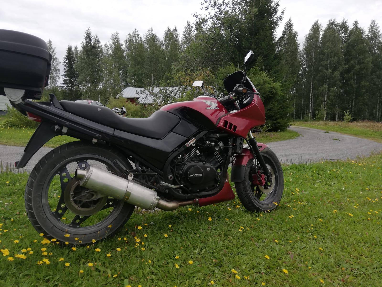 honda motorcycle exhaust