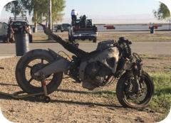 toasted bike, Buttonwillow, K&N blew