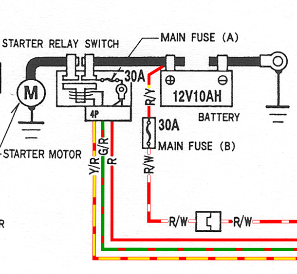 Starter relay connector a little melty! Sixth Generation VFR's