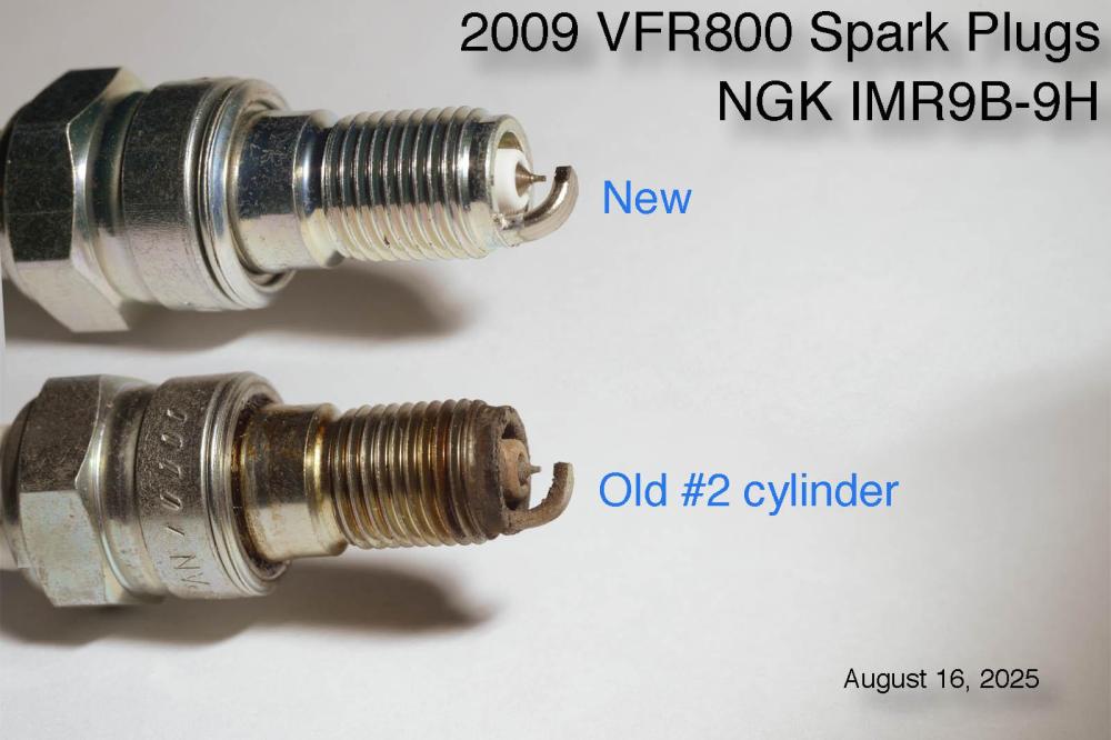 VFR800 spark plugs - old & new.jpg