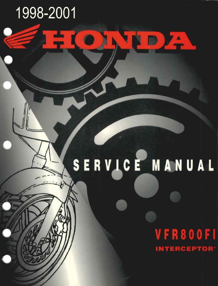 More information about "VFR800 98/01 ServiceManual"